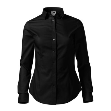 Camicia nera Malfini Style LS W MLI-22901