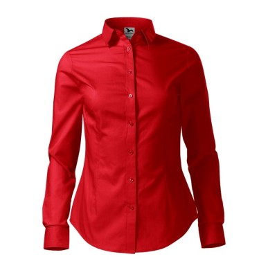 Maglia rossa Malfini Style LS W MLI-22907