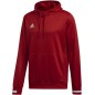 Felpa adidas Team 19 Hoody M DX7335 rosso