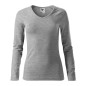 T-shirt Malfini Elegance W MLI-12712 grigio scuro melange