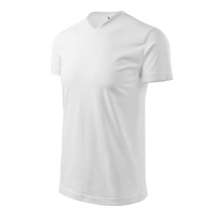 Adler T-shirt pesante con scollo a V U MLI-11100