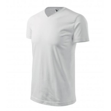 Adler T-shirt pesante con scollo a V U MLI-11100