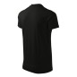 Mafini T-shirt pesante con scollo a V MLI-11101 nero