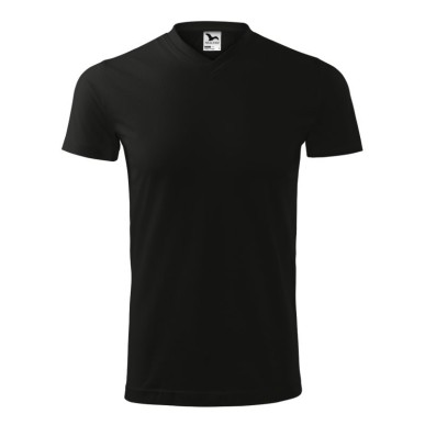 Mafini Heavy V-neck T-shirt MLI-11101 black