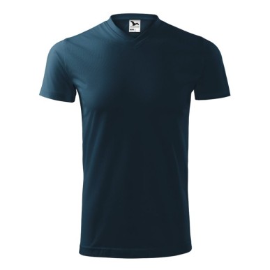 Adler T-shirt pesante con scollo a V U MLI-11102