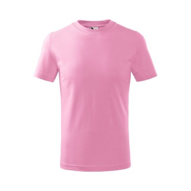 T-shirt bambini Basic Malfini MLI-13830 rosa