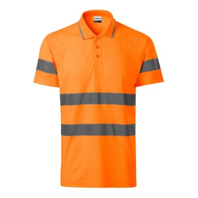 Rimeck HV Runway M polo shirt MLI-2V998 fluorescent orange