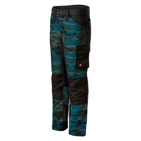 Pantaloni mimetici Rimeck Vertex Camo M MLI-W09C1 in pelle di petrolio