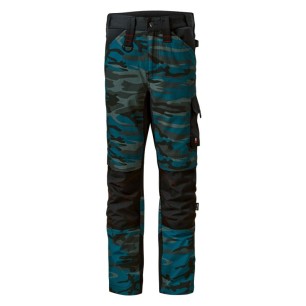 Pantaloni mimetici Rimeck Vertex Camo M MLI-W09C1 in pelle di petrolio