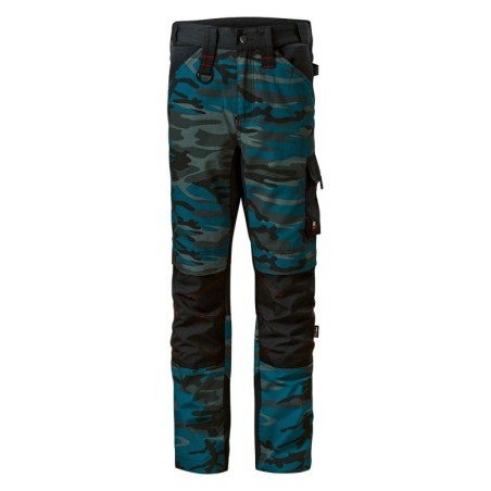 Pantaloni mimetici Rimeck Vertex Camo M MLI-W09C1 in pelle di petrolio