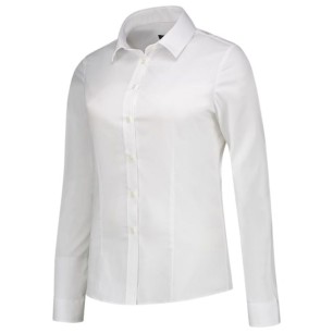 Blusa elasticizzata attillata Malfini W MLI-T24T0 bianco