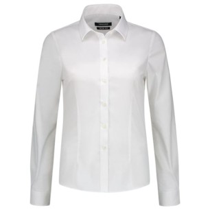 Blusa elasticizzata attillata Malfini W MLI-T24T0 bianco