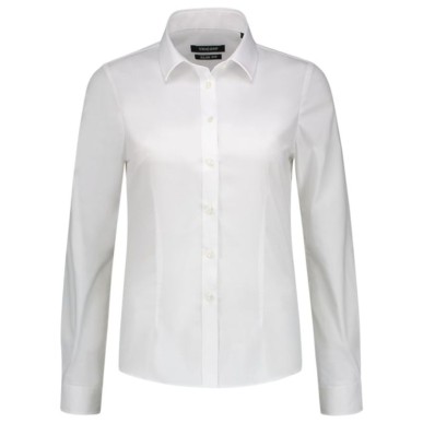 Malfini Fitted Stretch Blouse W MLI-T24T0 white