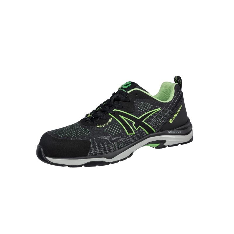 Albatros Splendid Green GH Low U MLI-S43B1 black shoes