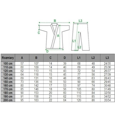 Masters karate kimono 8 oz - 150 cm 06165-150