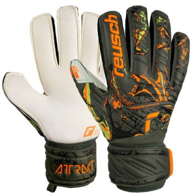 Reusch Attrakt Grip Finger Support M 53 70 010 5556 goalkeeper gloves