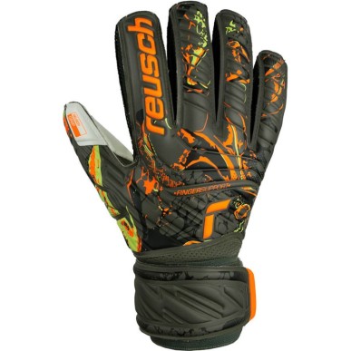 Reusch Attrakt Grip Finger Support M 53 70 010 5556 goalkeeper gloves