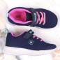 NEWS Jr EVE396A sports shoes, navy blue