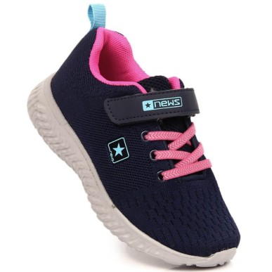 NEWS Jr EVE396A scarpe sportive, blu navy