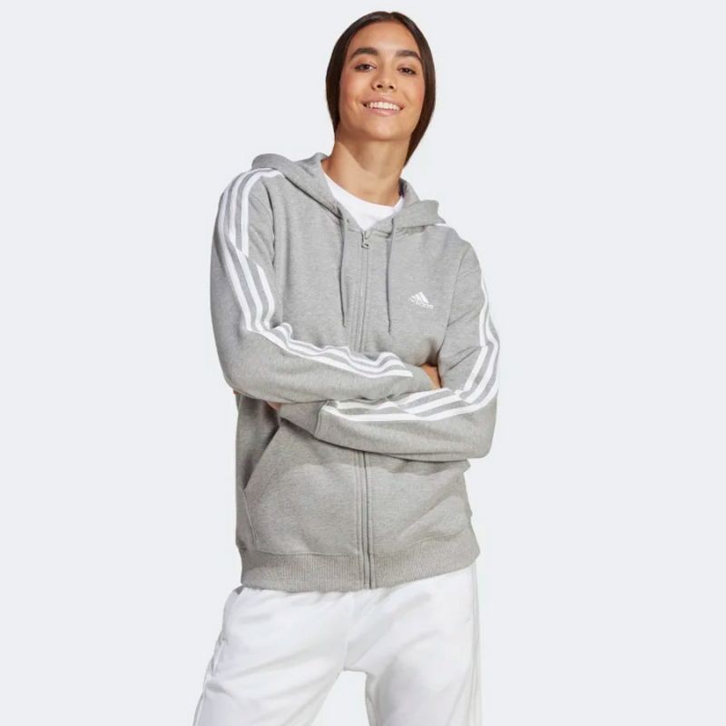 Felpa adidas 3 Stripes Full-Zip R HD W I9917