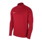 Felpa Nike Dry Academy 18 Dril Top JR 893744-657 rosso