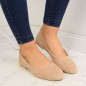 eVento W EVE205B ballerine in pelle scamosciata, beige