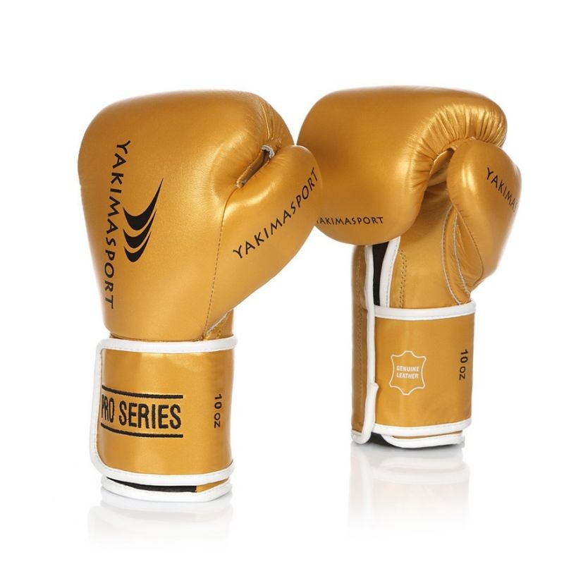 Guantoni da boxe Yakima Tiger Gold V da 12 once 10039512OZ