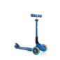 3-wheel scooter Globber Foldable Lights Navy Blue Jr 437-100