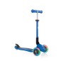 3-wheel scooter Globber Foldable Lights Navy Blue Jr 437-100