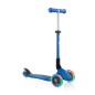 3-wheel scooter Globber Foldable Lights Navy Blue Jr 437-100