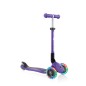 3-wheel scooter Globber Foldable Lights Violet Jr 437-103