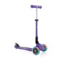 3-wheel scooter Globber Foldable Lights Violet Jr 437-103