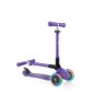 3-wheel scooter Globber Foldable Lights Violet Jr 437-103