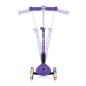 3-wheel scooter Globber Foldable Lights Violet Jr 437-103