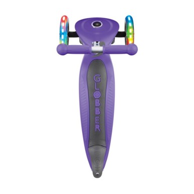 3-wheel scooter Globber Foldable Lights Violet Jr 437-103