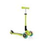 3-wheel scooter Globber Foldable Lights Lime Green Jr 437-106