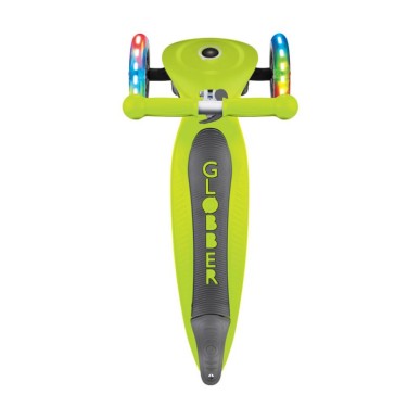 3-wheel scooter Globber Foldable Lights Lime Green Jr 437-106