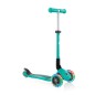 3-wheel scooter Globber Foldable Lights Emerald Green Jr 437-107