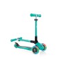 3-wheel scooter Globber Foldable Lights Emerald Green Jr 437-107