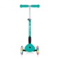 3-wheel scooter Globber Foldable Lights Emerald Green Jr 437-107