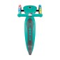 3-wheel scooter Globber Foldable Lights Emerald Green Jr 437-107