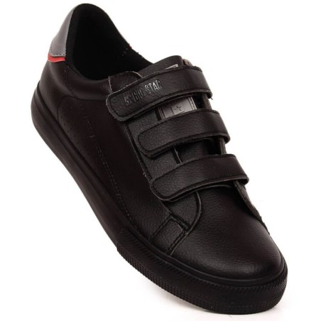 Sneakers in ecopelle con velcro Big Star W INT1843B nero