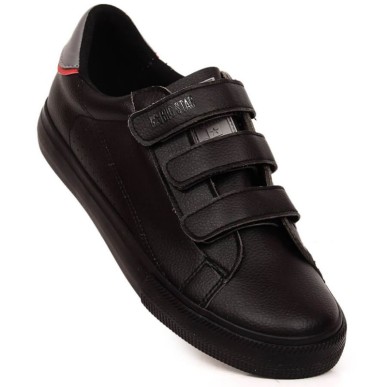 Sneakers in ecopelle con velcro Big Star W INT1843B nero