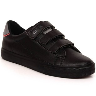 Sneakers in ecopelle con velcro Big Star W INT1843B nero