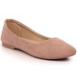 eVento W EVE205C ballerine in pelle scamosciata, rosa sporco