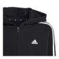 Felpa adidas 3 Stripes FL Full-Zip Hoody Jr. HR6331