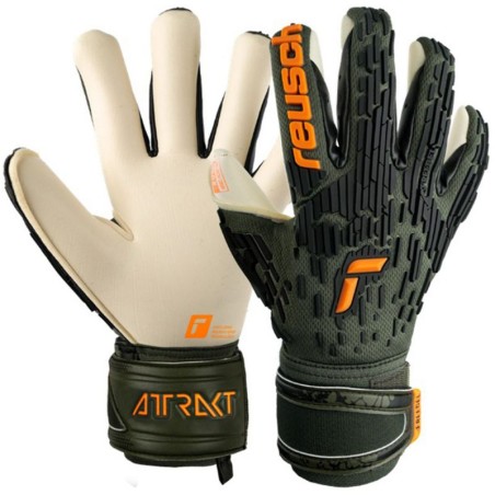 Goalkeeper gloves Reusch Attrakt Freegel Gold XM 5370935 5556