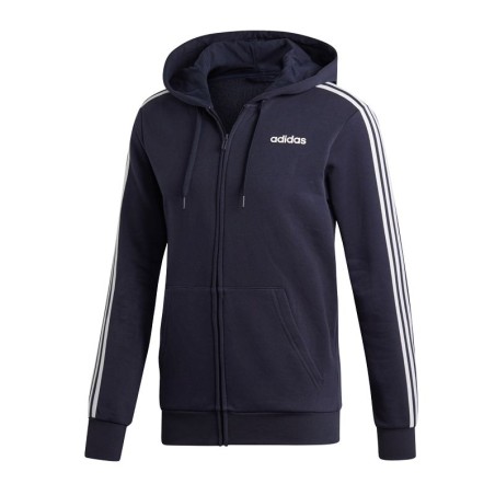 Felpa Adidas Essentials 3 Stripes FZ Fleece M DU0475