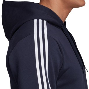 Felpa Adidas Essentials 3 Stripes FZ Fleece M DU0475