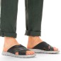 Comfortable Rieker M RKR581 gray flip-flops